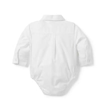 Load image into Gallery viewer, Janie and Jack, LS TRAIN COLLARED BODYSUIT-White