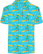 Load image into Gallery viewer, Miles Performance Polo - Island Blue