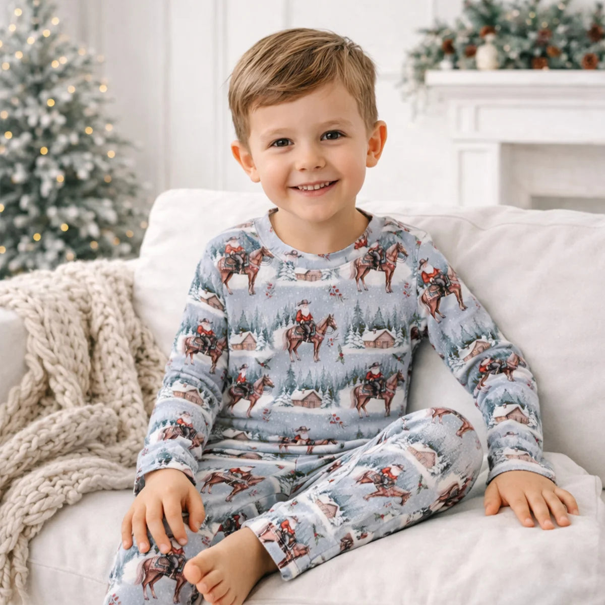 Cowboy Christmas Kid’s Pajamas