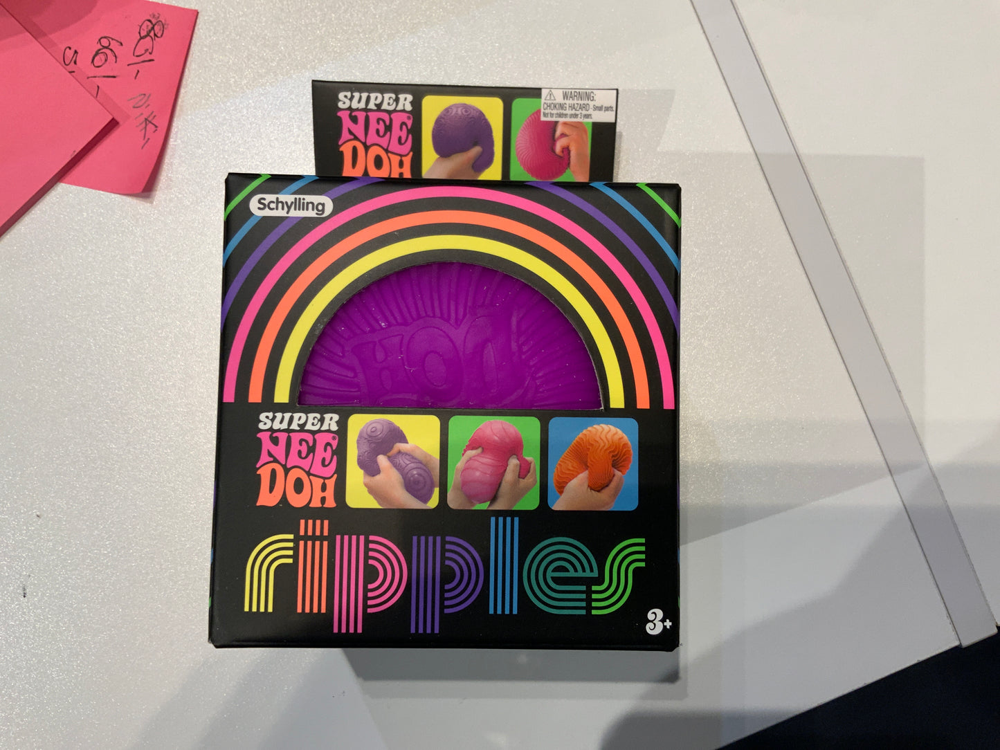 LV Super Nee Doh Ripples Ball by Schylling, soft textured sensory toy