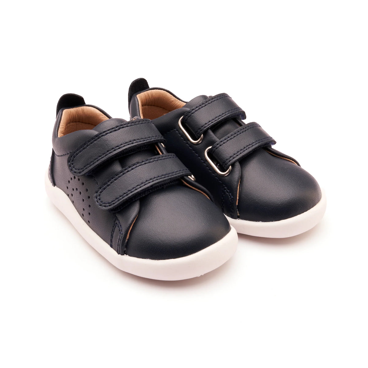 Little Tot Navy/White Sole (8056)