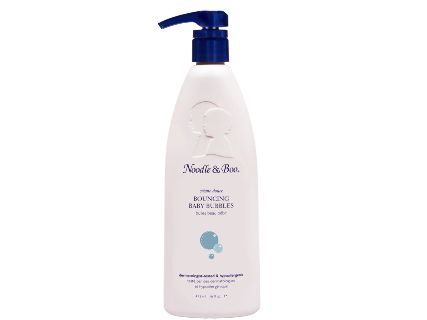 Bouncing Baby Bubbles by Noodle & Boo plant-based baby bath product