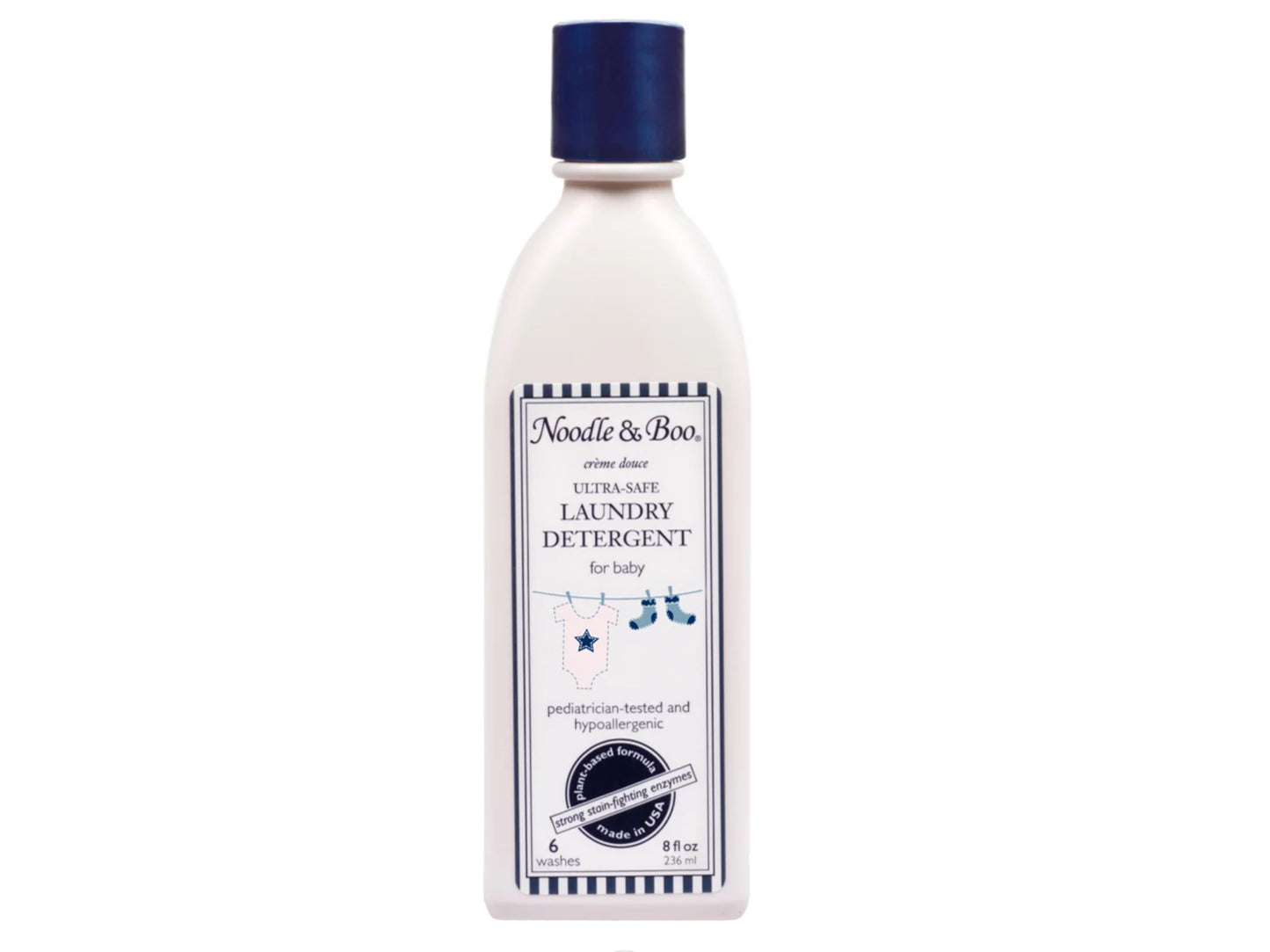 Noodle & Boo Ultra-Safe Laundry Detergent 8oz bottle, plant-based formula