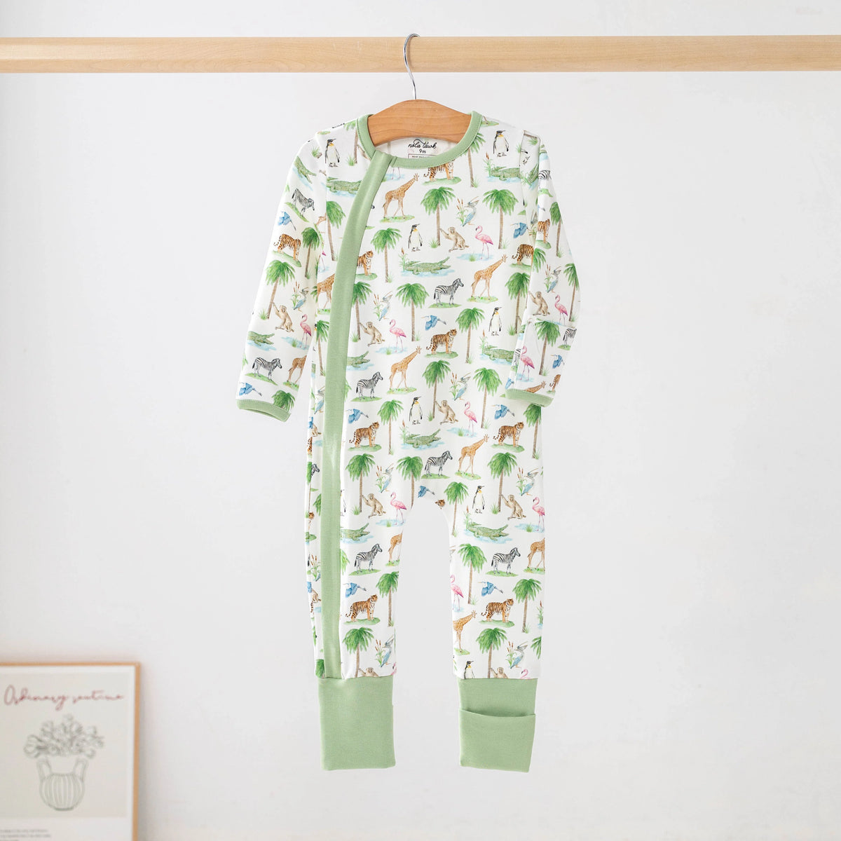 Go Wild Organic Cotton Pajama Zip Up