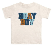 Load image into Gallery viewer, Birthday Boy Patch Short Sleeve T-Shirt - Heather