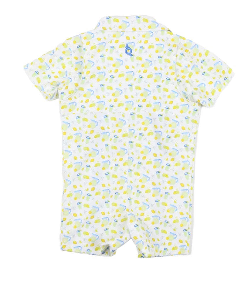 Guayabera - Lemonade Short Sleeve Romper