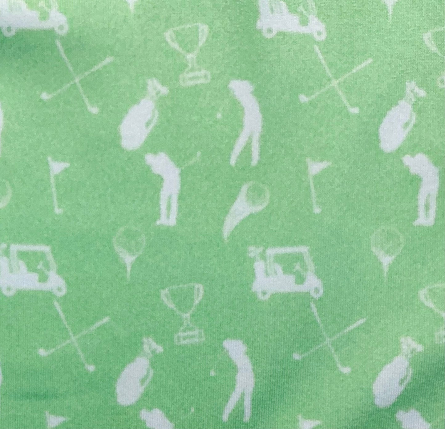 Miles Polo-Light Green w/golfers