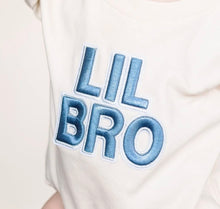 Load image into Gallery viewer, Lil Bro Embroidered Patch Short Sleeve Romper