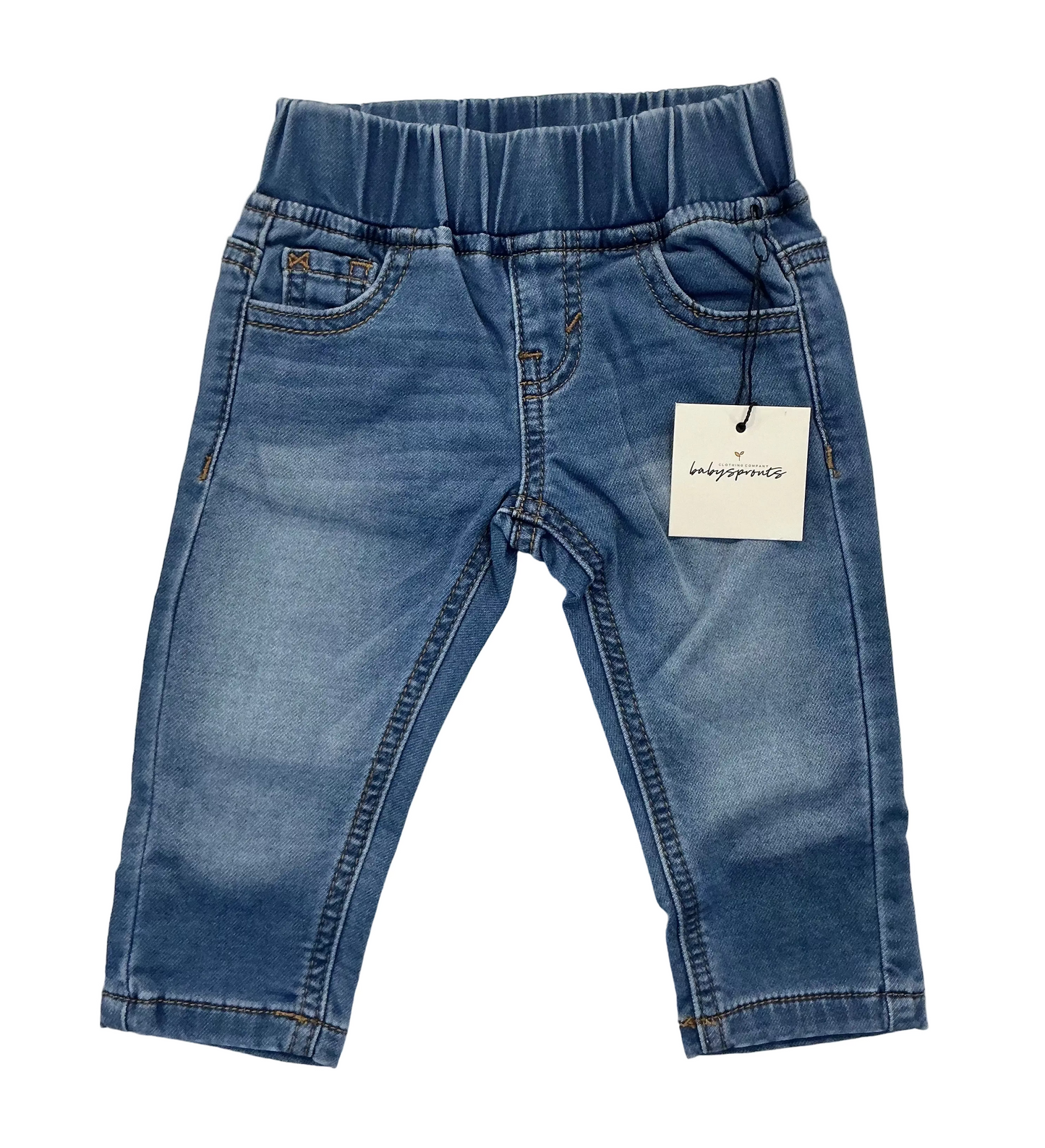 Slim Denim Jeans - Jean Blue