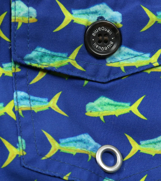 Mahi Mahi Swim Trunk-Blue