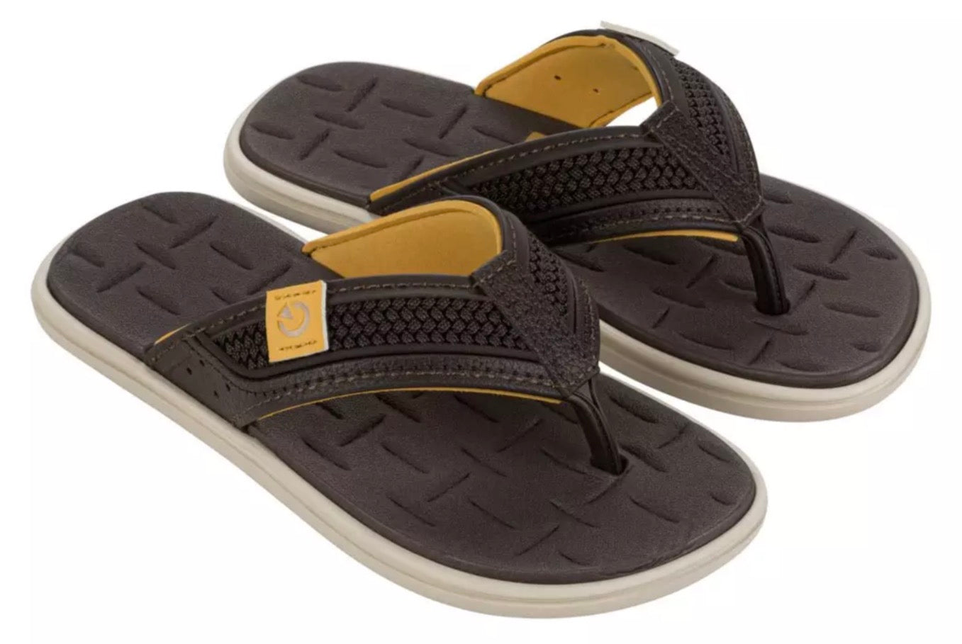 Cartago Malta IV Flip Flop - Beige/Brown/Yellow