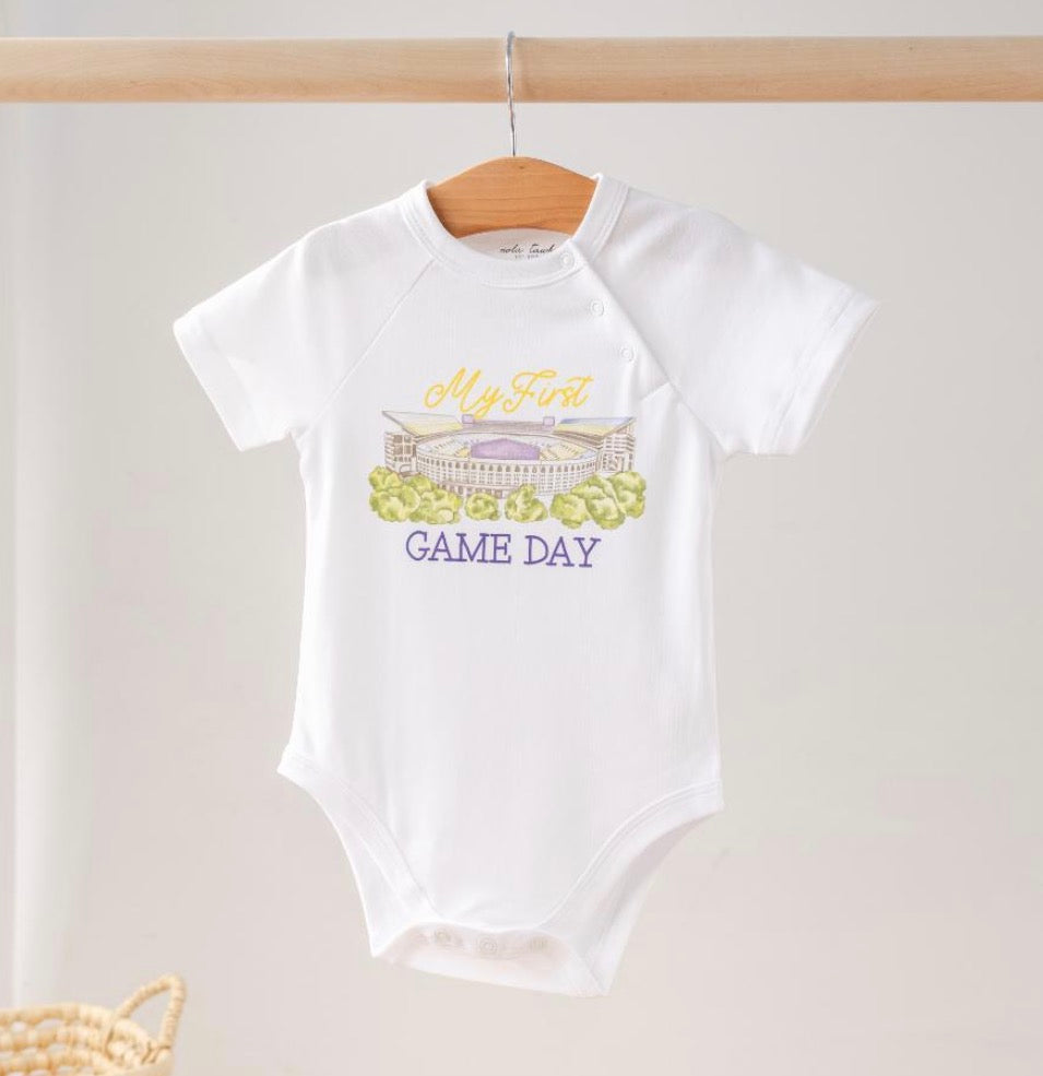 My First Game Day - LSU - Organic Cotton Onesie