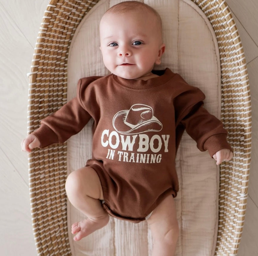 Cowboy in Training Western Romper