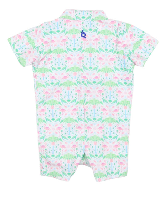 Del Mar Short Sleeve Romper