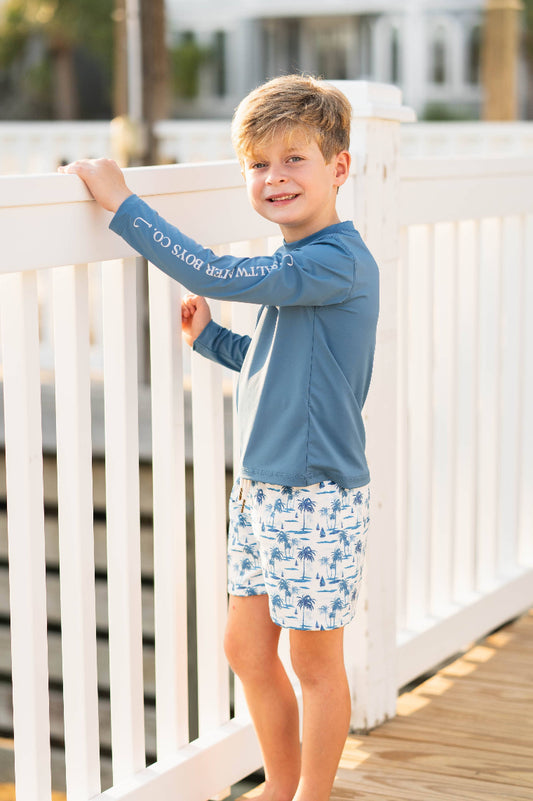 Saint Simons Swim Trunk - Saint Thomas Toile
