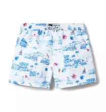 Load image into Gallery viewer, Scenic Toile Swim Trunk