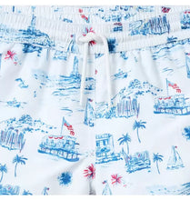Load image into Gallery viewer, Scenic Toile Swim Trunk