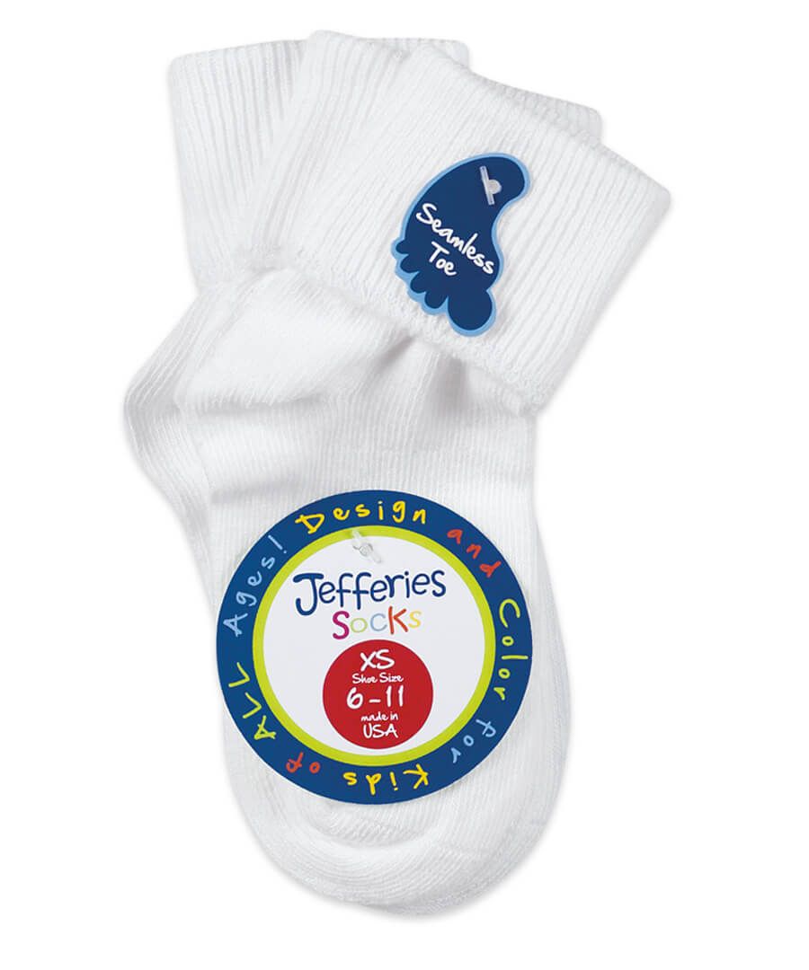 Smooth Toe Turn Cuff Sock