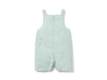 Load image into Gallery viewer, Green Microstripe Overalls