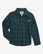 Load image into Gallery viewer, Blue-Green Plaid Flannel Button Up-Appaman