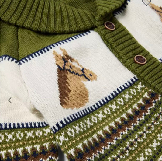 Heritage Rider Shawl Cardigan