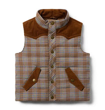 Load image into Gallery viewer, Saddle Ridge Western Puffer Vest