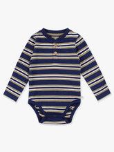 Load image into Gallery viewer, Knit LS 2-Button Henley BodySuit-Rugged Butts