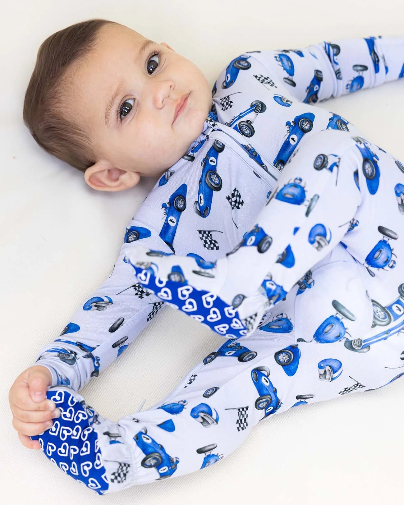 Carlo Zippered Footie-Lev Baby