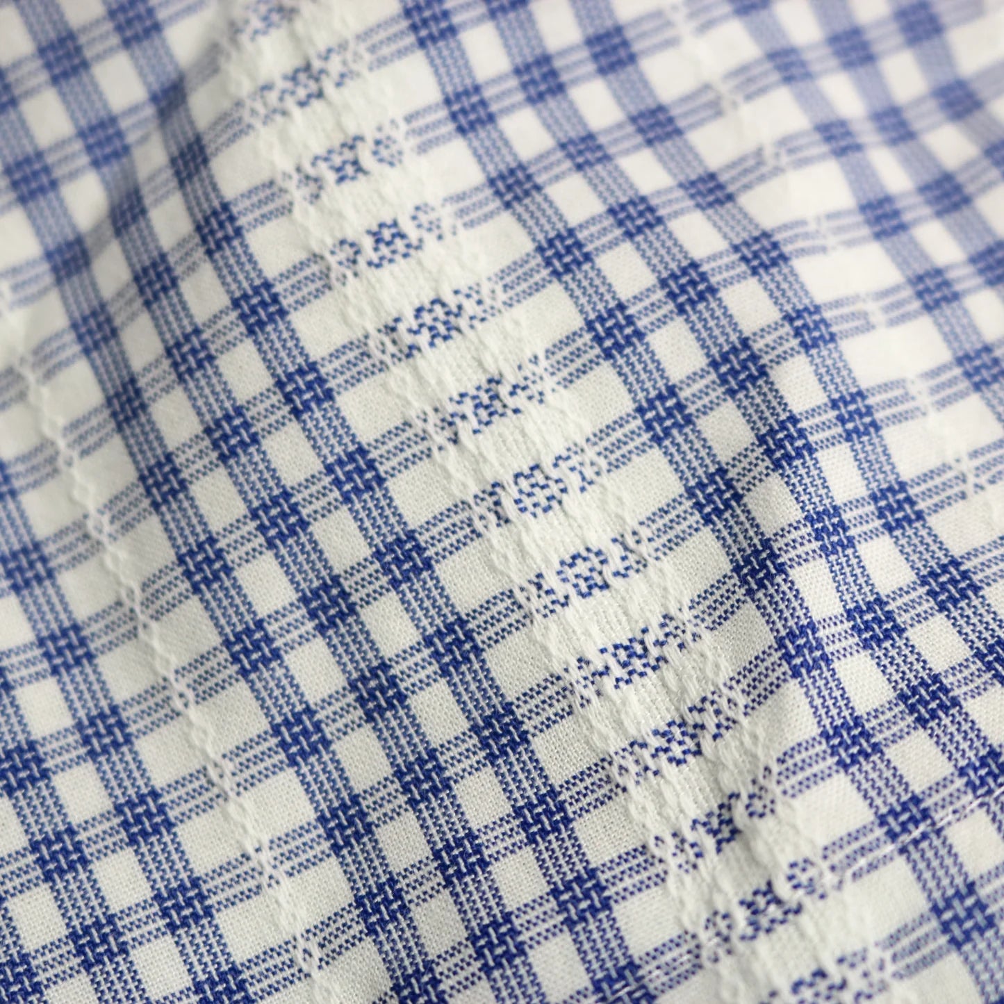 Blue Quail guayabera short-sleeve romper in deepwater poplin with UPF 50+ protection