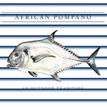 Load image into Gallery viewer, Pro Performance LS Hoodie T-Shirt-Navy Stripe African Pompano-Prodoh