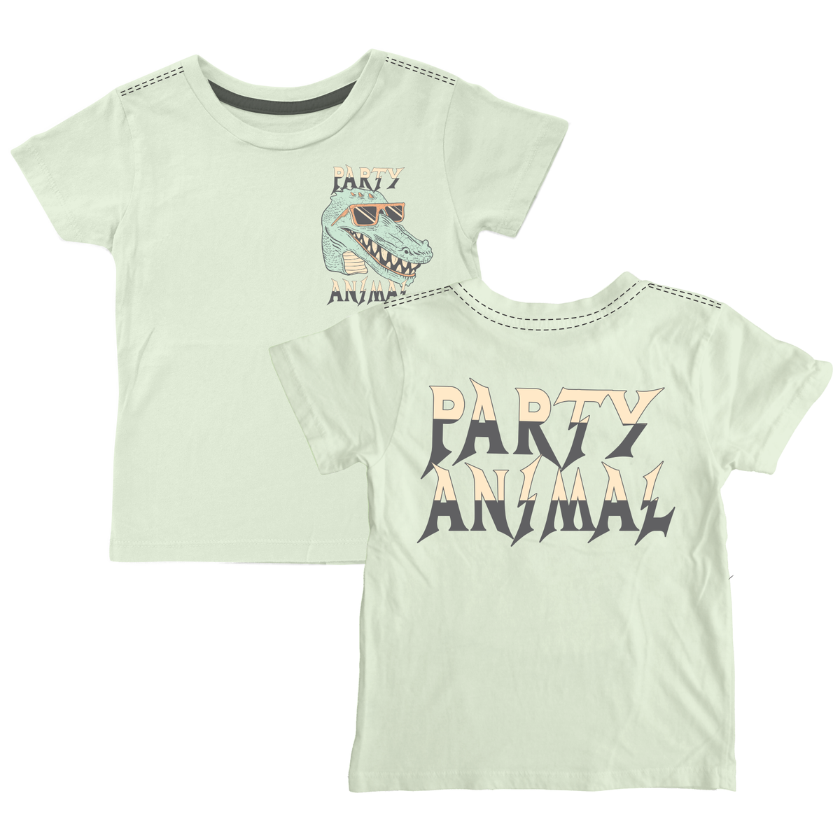 Party Animal SS Tee-Green