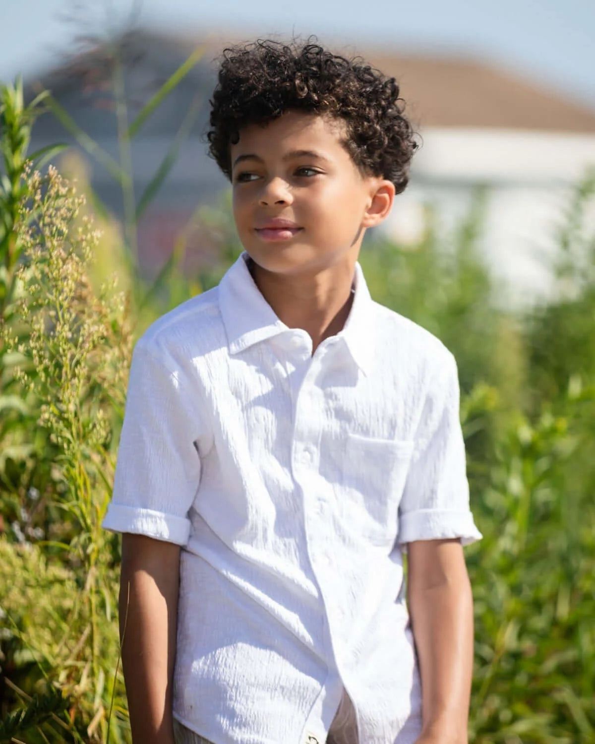 Beach Shirt-White