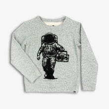 Load image into Gallery viewer, Cosmic DJ Crewneck Sweater - Lunar Grey