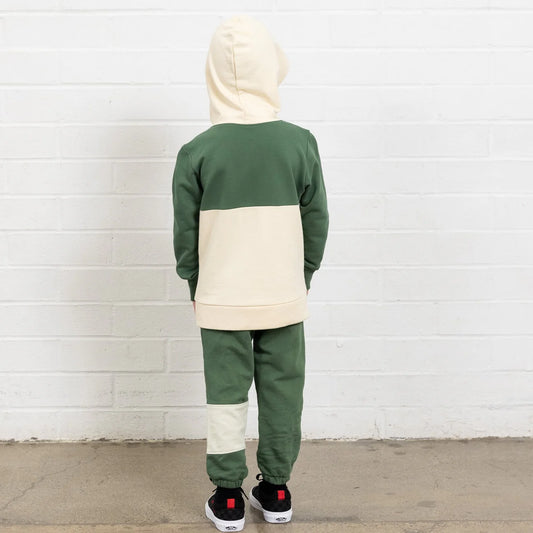Trailblazer Hoodie-Cream/Forest