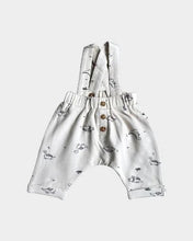 Load image into Gallery viewer, Suspender Overalls Baby Dino