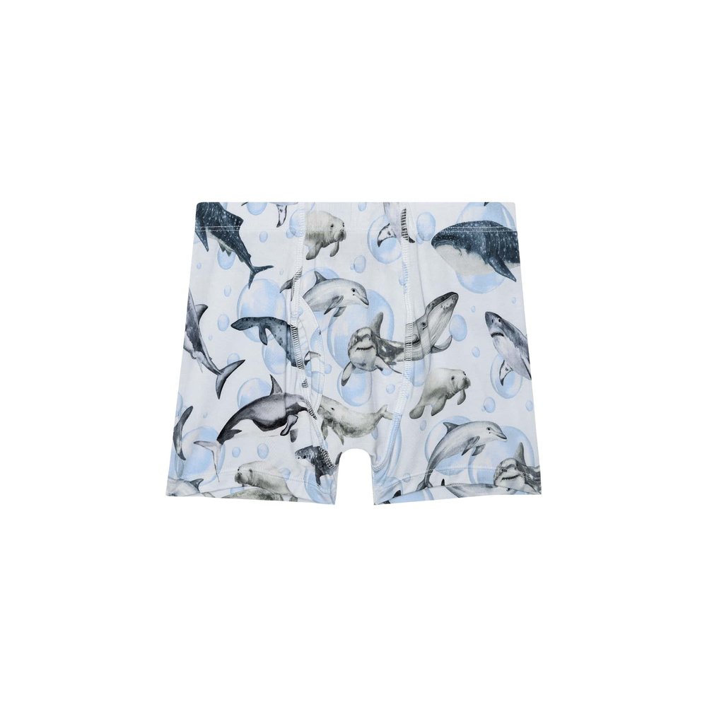 Posh Peanut Sharkly 3 Piece Boxer Brief Set