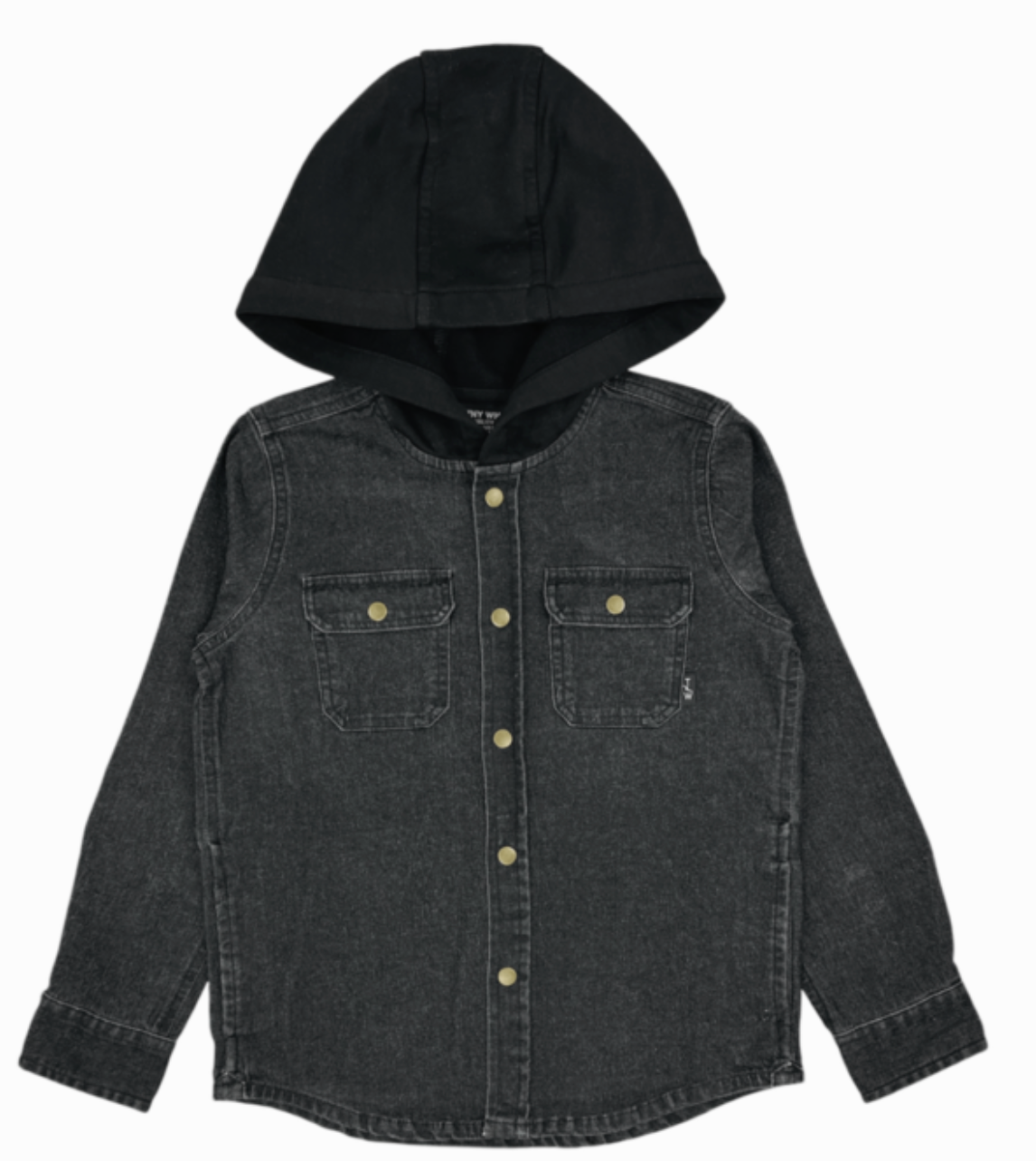 Coastline Shacket by Tiny Whales in neutral tone, elevated layering piece