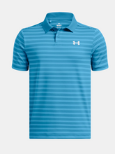 Load image into Gallery viewer, Under Armour MatchPlay Stripe Polo-Ether Blue