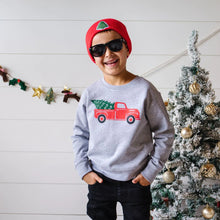 Load image into Gallery viewer, Christmas Red Beanie with Tree