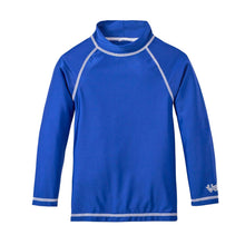Load image into Gallery viewer, UV Skinz - Kid's Long Sleeve Sun & Swim Shirt: Ocean Blue