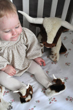 Load image into Gallery viewer, Jomanda Soft Toys & Accessories - Texas Longhorn Highland Cow Plush Baby Slippers House Shoes