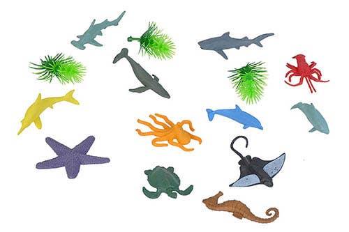Wild Republic Polybag Mini Aquatic Collection—set of detailed aquatic creature figures for imaginative play
