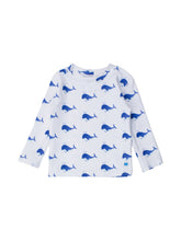Load image into Gallery viewer, RuggedButts - Boys Whale Friends Long Sleeve Rash Guard