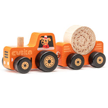 Load image into Gallery viewer, Toysmith - Cubika Wooden Toy Tractor