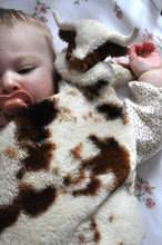 Load image into Gallery viewer, Jomanda Soft Toys & Accessories - Texas Longhorn Highland Cow Soft Toy Soother Comforter 29cm
