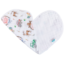 Load image into Gallery viewer, Little Hometown - Country Boy 2 in 1 Burp Cloth and Bib Combo