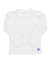 Load image into Gallery viewer, RuggedButts - Boys White Long Sleeve Rash Guard: White