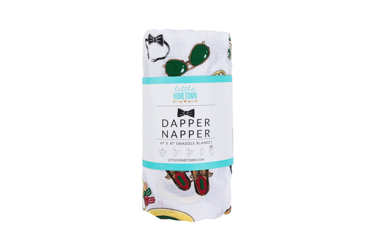 Dapper Napper Swaddle Blanket