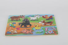Load image into Gallery viewer, Birchwood Trading - Wooden Farm Yard Friends Wooden Puzzle