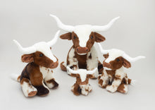 Load image into Gallery viewer, Jomanda Soft Toys & Accessories - Texas Longhorn Highland cream/brown Soft Toy Cow - 23cm